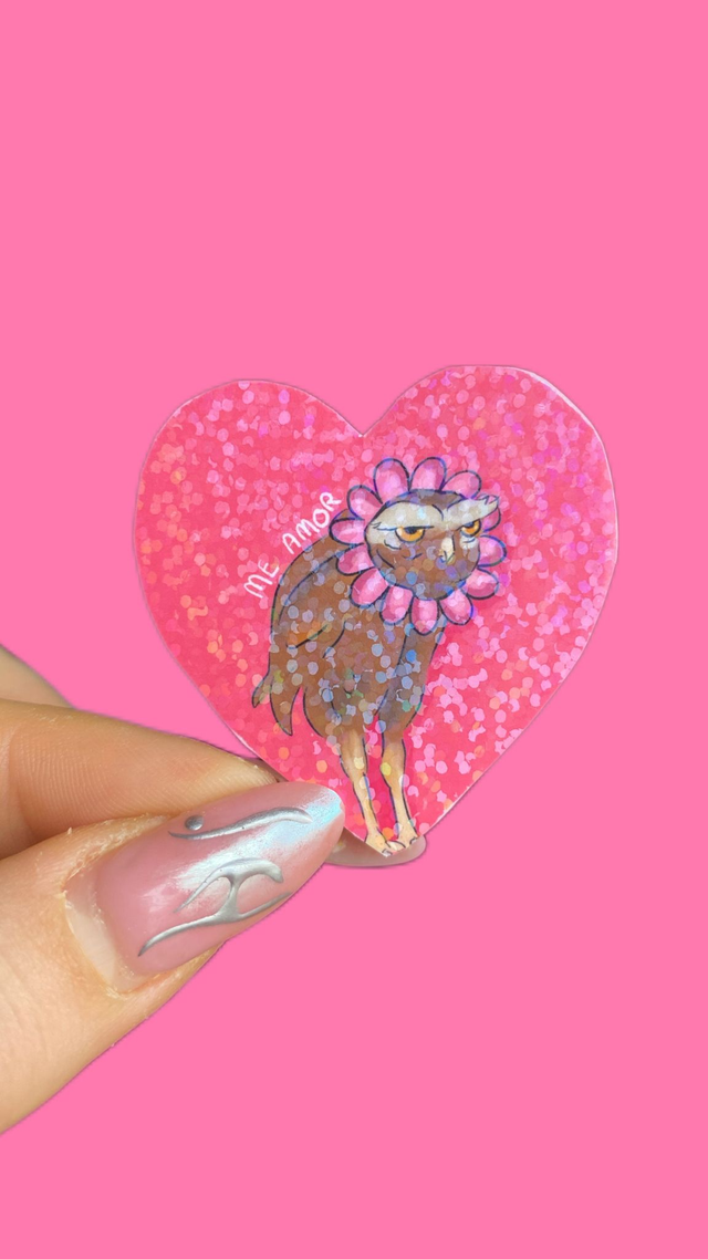 Sticker My Love Hibou grincheux