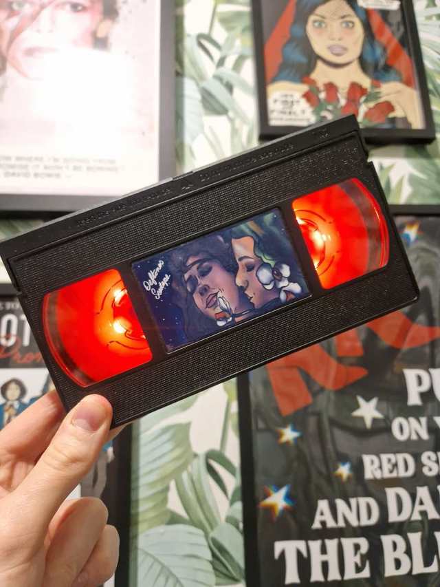 Deftones - Sextape Inspired Red LED VHS Tape – Art Collab with Be Kind Relight