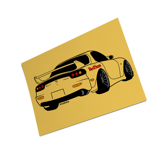 Print Mazda RX-7 FD A5