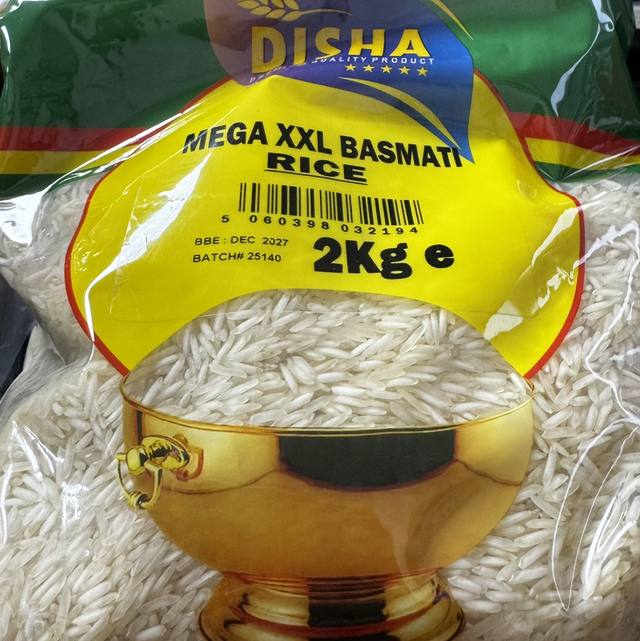 Disha mega xxl basmati rice 2kg