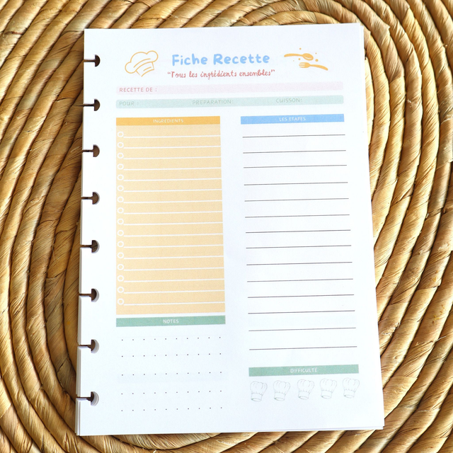 Recharge 50 Fiches Recettes + Recharge bougie (en option)