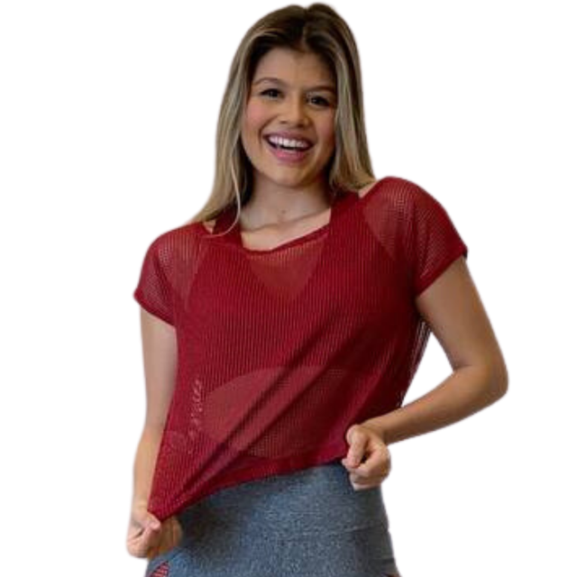Blusa Cropped Telinha | AP Moda Fitness