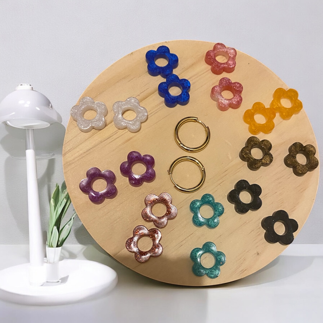 Lot de 10 pampilles  et ses anneaux.