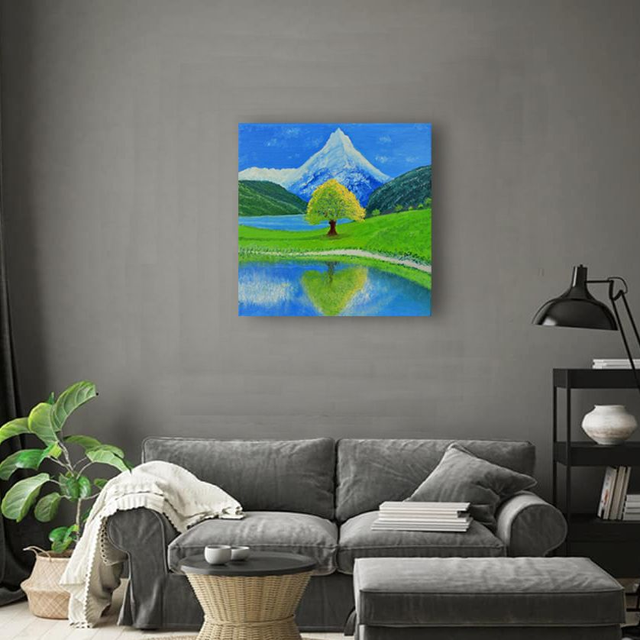 Canvas cm 30 x 30 "Primavera"