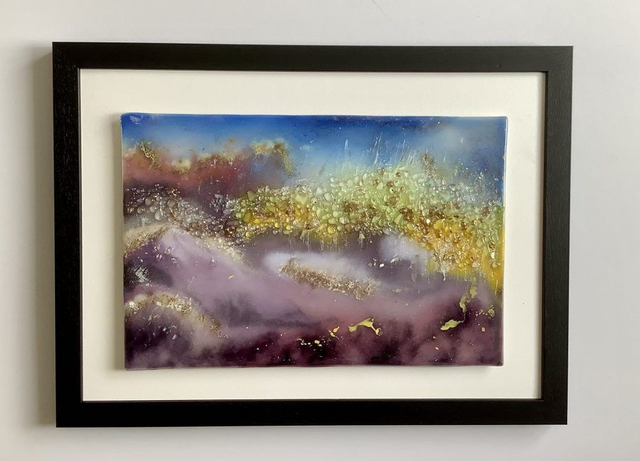 Aurora – Textured Fused Glass Wall Art