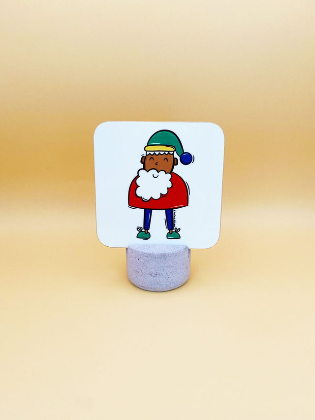 Santa coaster
