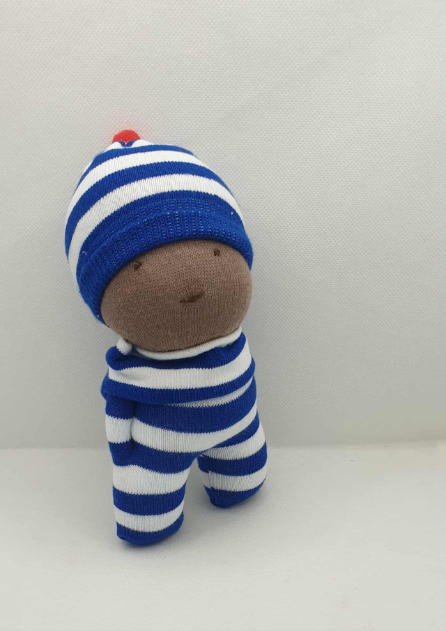 Doudou-chaussette Marin