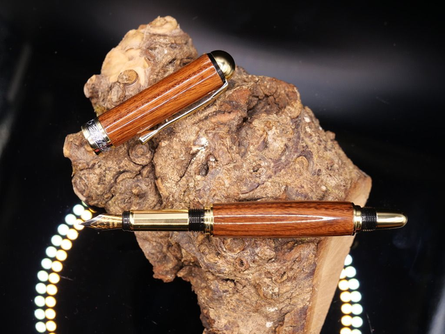 Stylo plume gentleman Palissandre santos