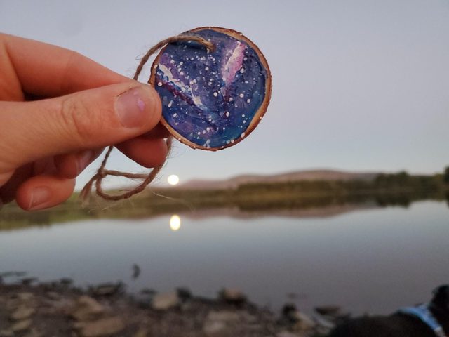 &quot;Galaxy&quot; Wood Slice 