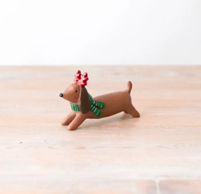 Christmas Sausage Dog Ornament