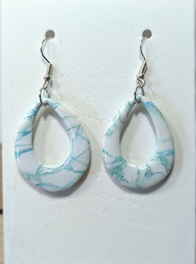 Parure boucles d'oreilles et pendentif Pierre