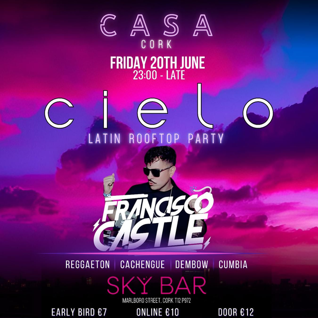 CASA CORK CIELO FRI 20/6/25