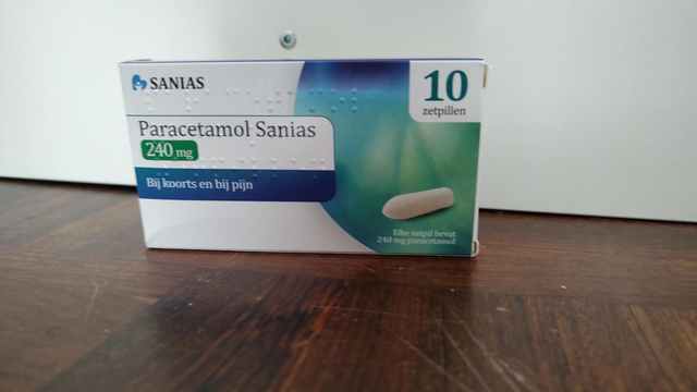 Paracetamol 240mg Zetpil