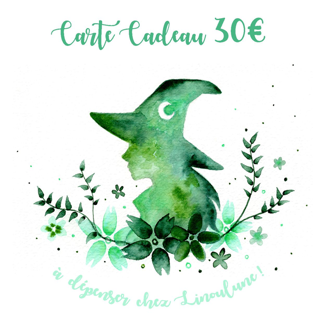 Carte cadeau d'une valeur de 30€