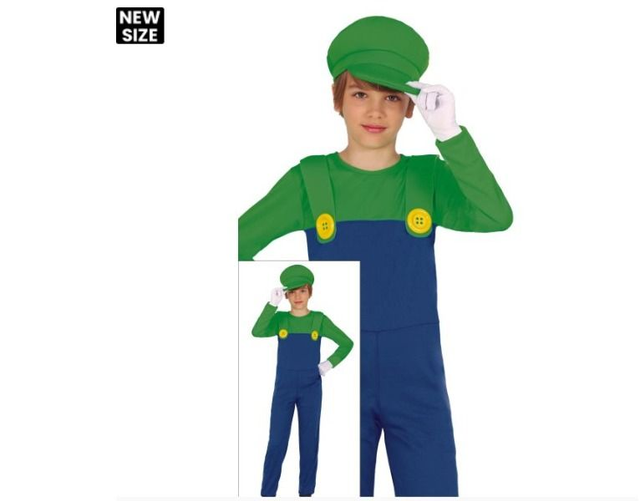 Carnevale , 81123  GREEN TRAIN DRIVER LUIGI BAMBINO, 7 - 9 ANNI