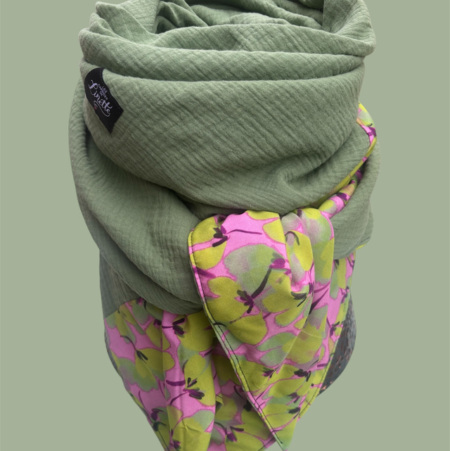 ÉCHARPE GREEN POP – ÉCHARPES COULEURS AUDACIEUSES