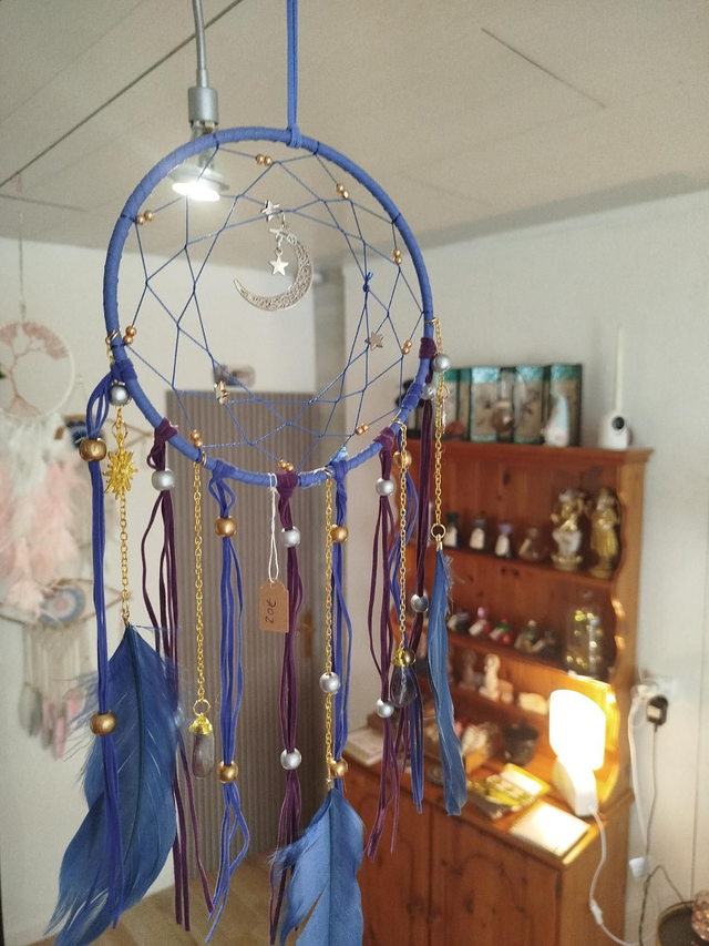 ✨ Attrape-rêves lunaire avec améthyste ✨