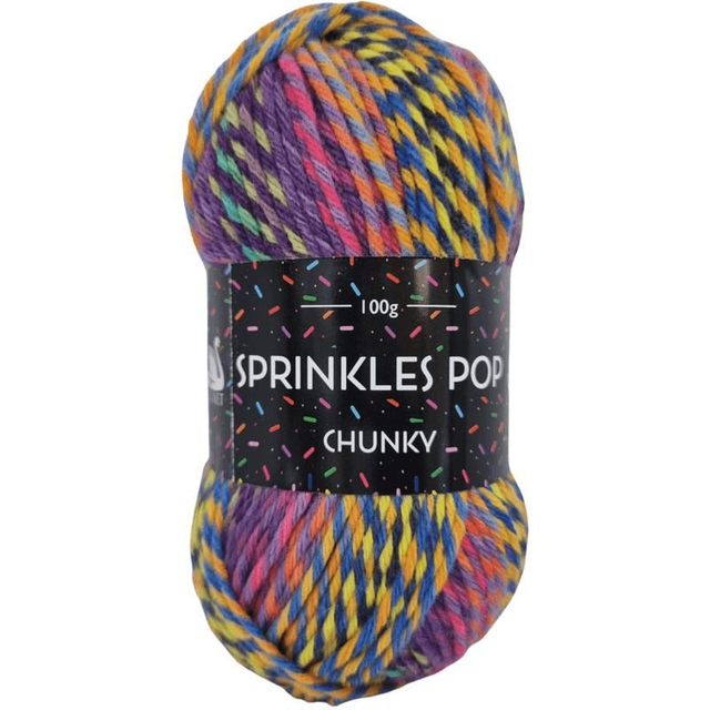 Cygnet Sprinkle Pop Chunky 100g - 641 Lavender Honey
