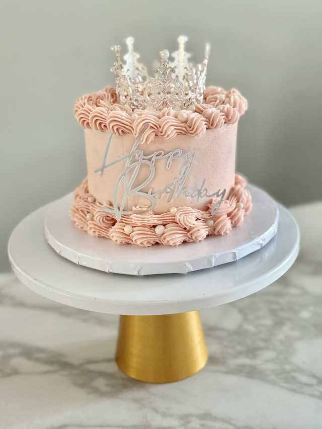 Princess Crown Birthday cake
