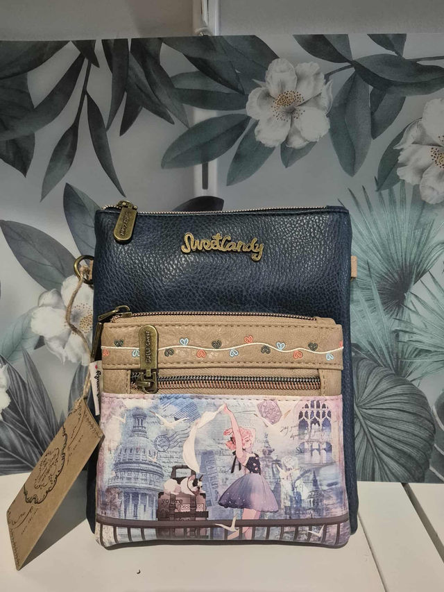 Sac à bandoulière mobile Sweet Candy avec 2 poches avant  