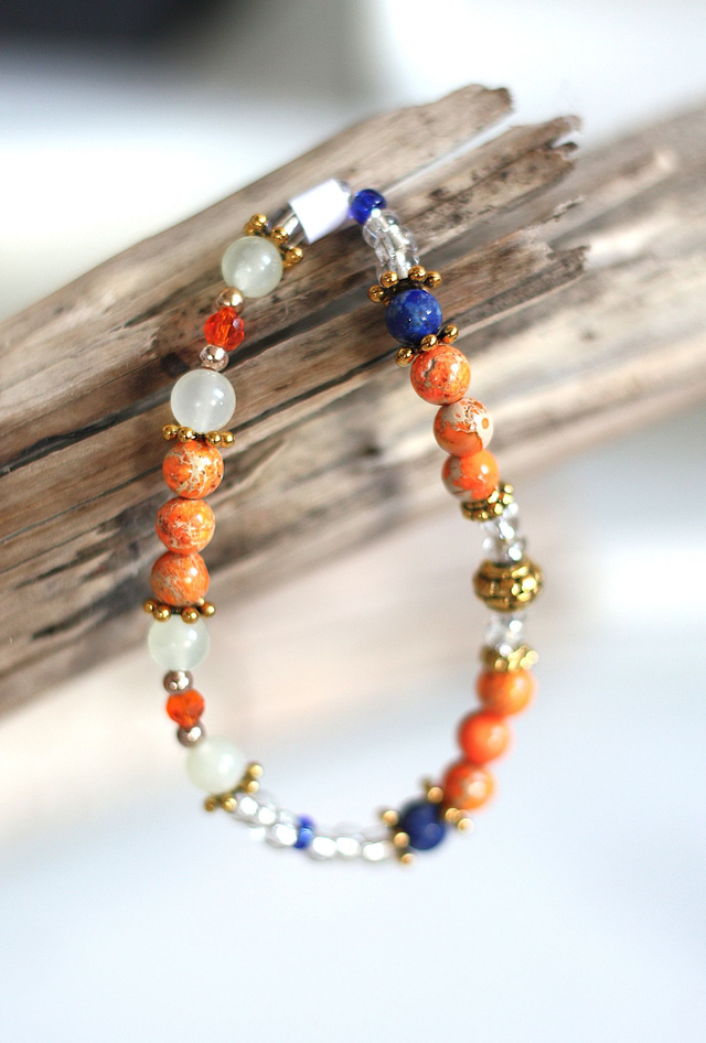 Bracelet Solo Perles d&#039;Harmonie - Confiance Créativité Connexion