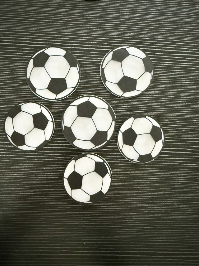 Personalised football Cake topper