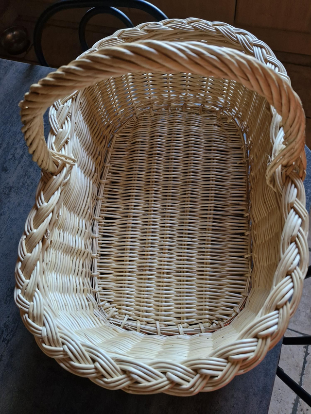 Panier ovale fond plat