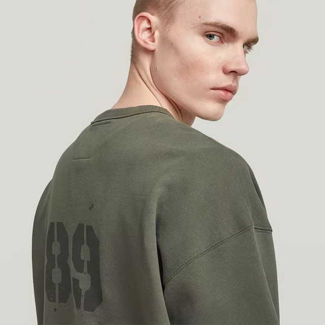 G-STAR Felpa Sprayed 89 Graphic Loose