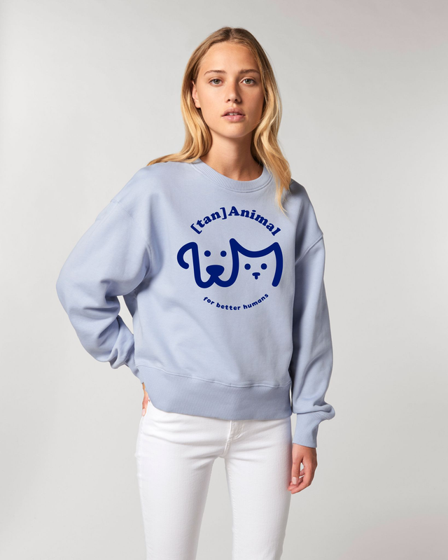 Sudadera Premium Tan Animal Azul