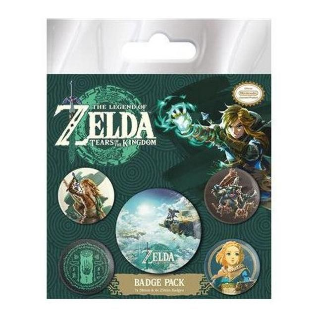 ZELDA: TEARS OF THE KINGDOM - Sky Of Hyrule - Pack 5 Badges