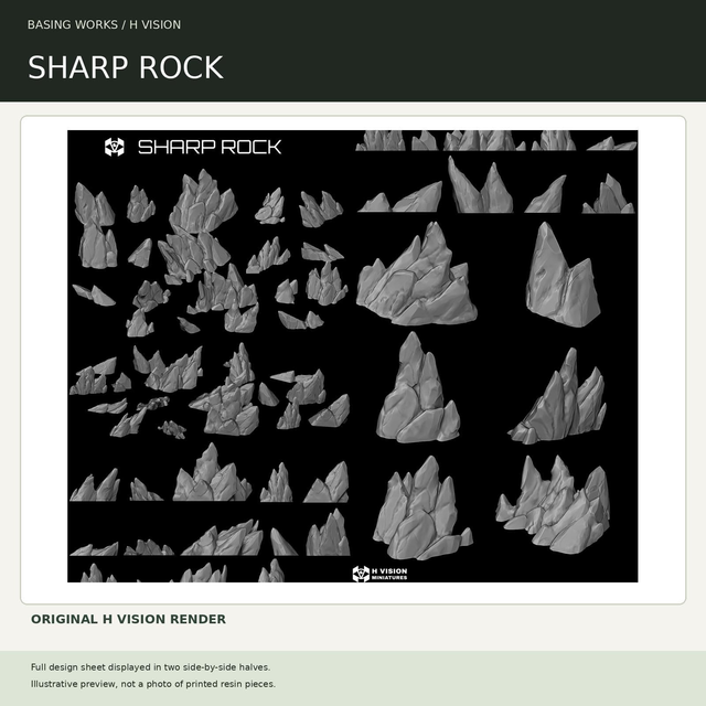 H Vision - Sharp Rock