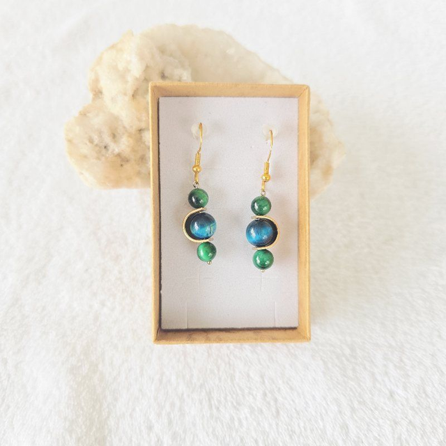 Boucles d'oreilles perles