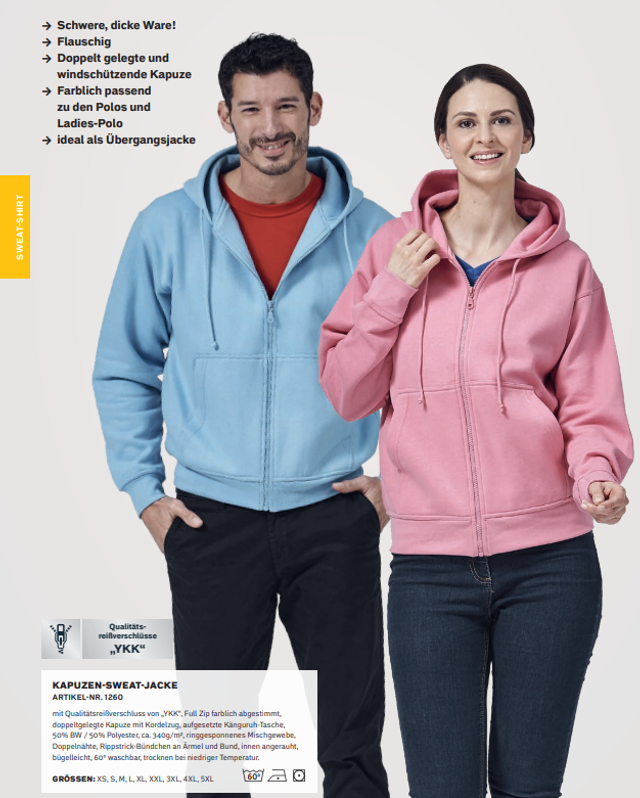 BES-KaputzenSweat Jacke