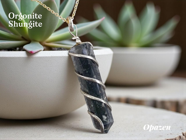 Pendentif orgonite Shungite 