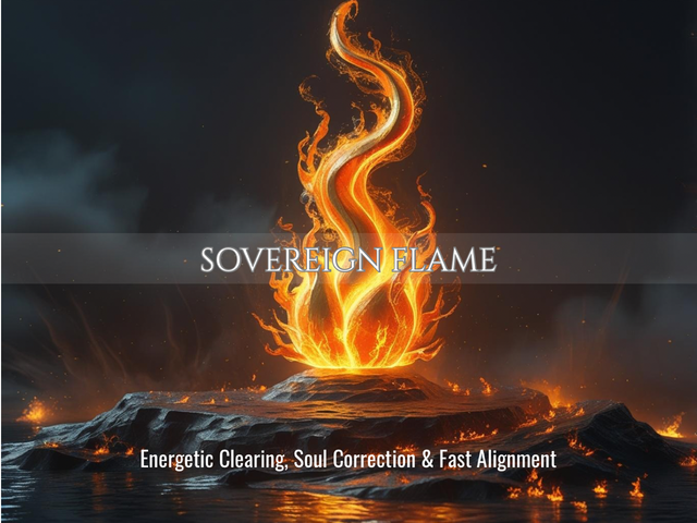 Sovereign Flame | Energetic Clearing, Soul Correction & Fast Alignment | Same Day Delivery
