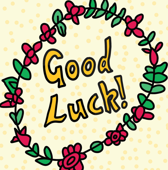 Good Luck Card by Laura