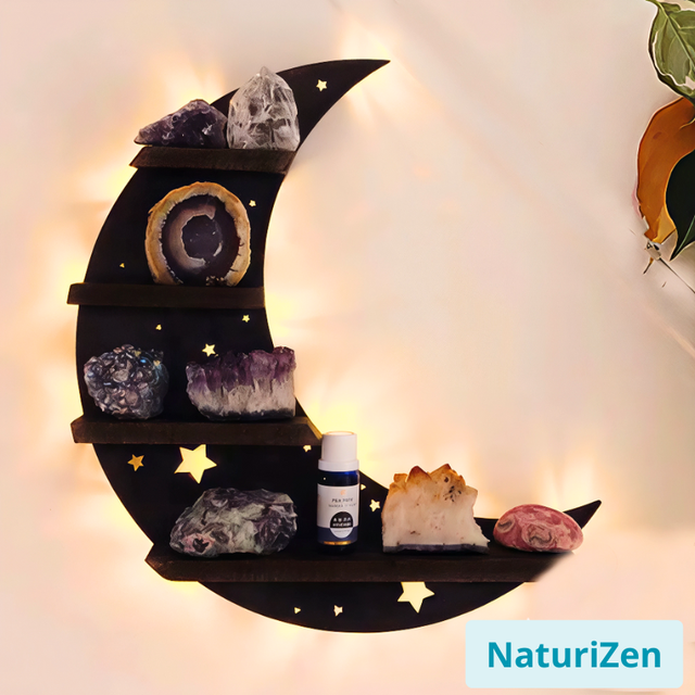 Présentoir Lune – Gardienne de vos Énergies Sacrées