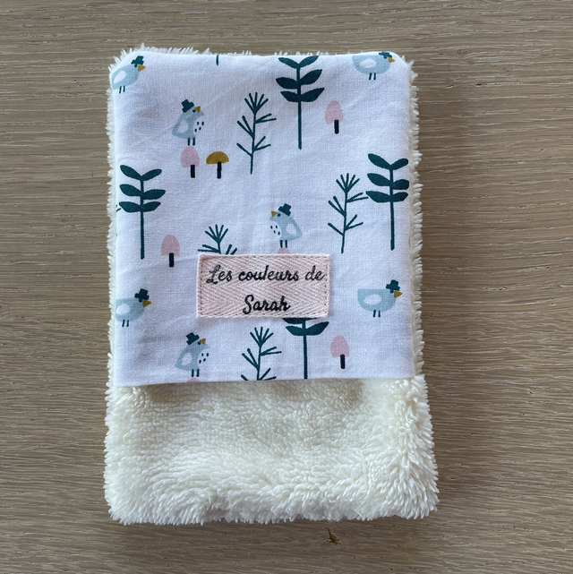 Gant démaquillant, forêt 