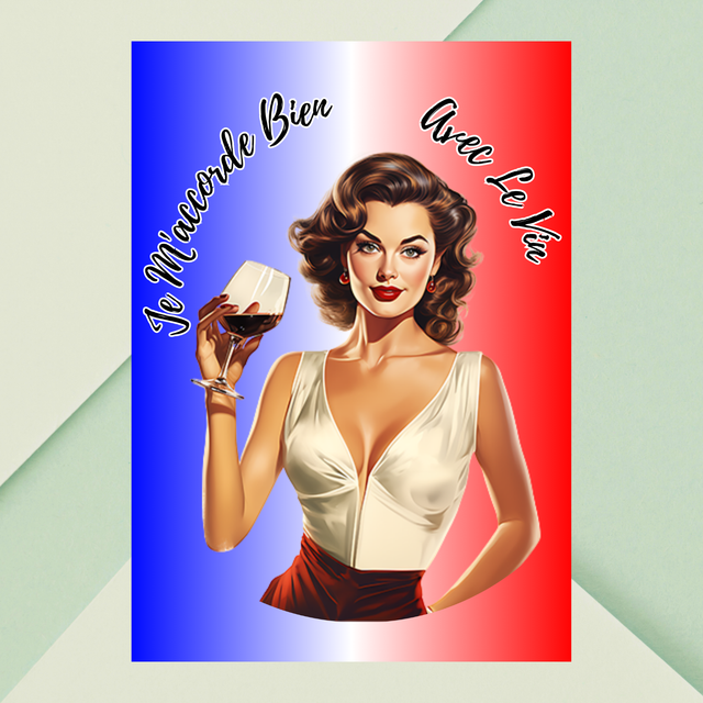 Vintage Wine Mood — Travailler De 9 Heures À Vin