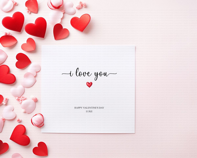 Simple and Elegant Valentine's Day Card