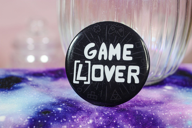 Badge 56mm Game Lover