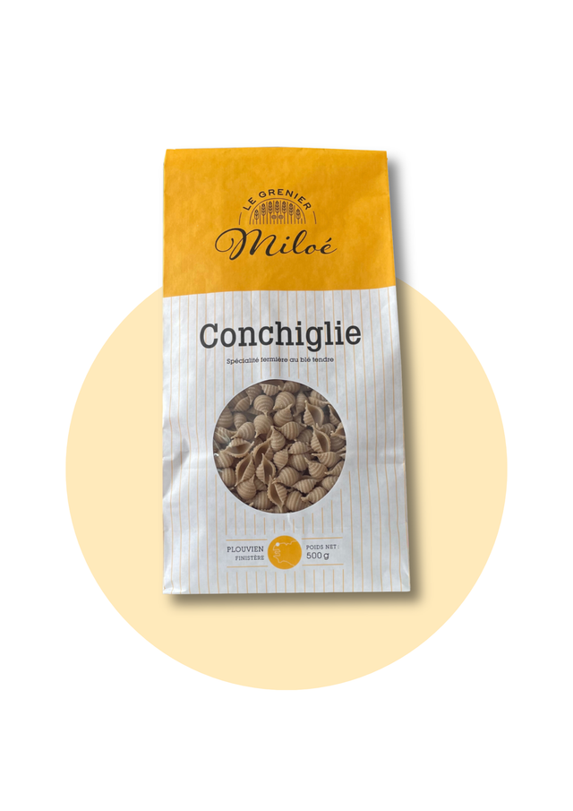 Conchiglie au blé tendre