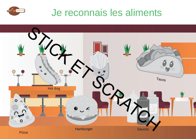 Placer les aliments salés