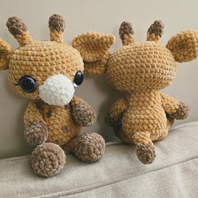 Gigi the Giraffe - Handmade Crochet Giraffe – Soft Safari Plush Toy