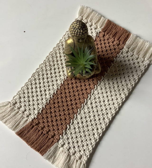 Set à poser beige et marron