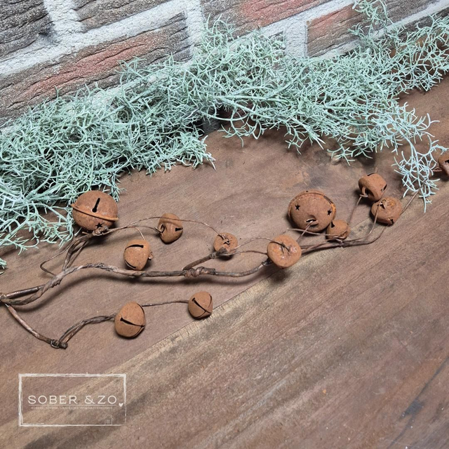 Tak met roest belletjes