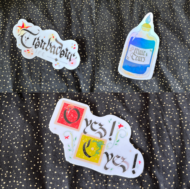 3 STICKERS - MÉDIÉVALE : Oyez Oyez ! 