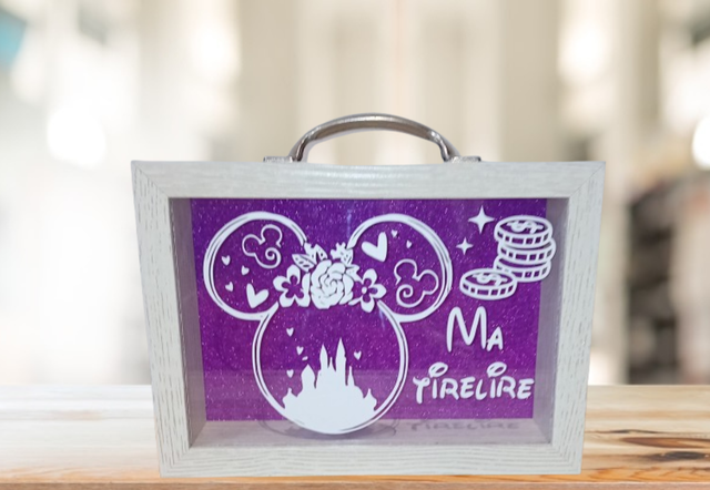 Tirelire GM Mickey rose