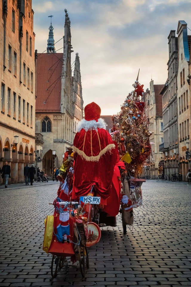 Nikolaus auf dem Prinzipalmarkt