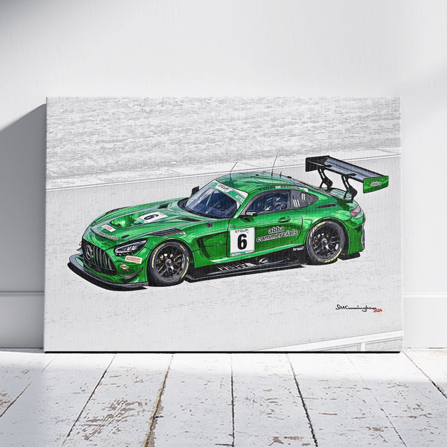 C240603 Mercedes-AMG GT3Evo GTCup 2024 ABBA Commercials #6 Donington Park ICA9610